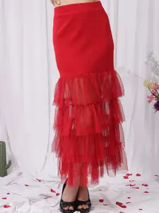 NEUDIS Women Maxi Straight Skirt