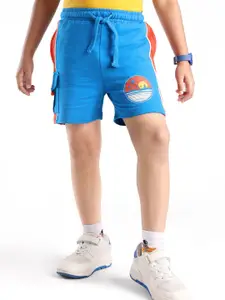 Honeyhap Boys Regular Fit Mid-Rise Cotton Outdoor Sports Shorts