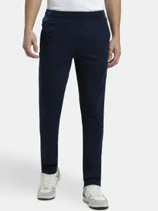 Jockey Combed Cotton Rich Slim Fit Trackpant with Zipper Media Pocket-AM75