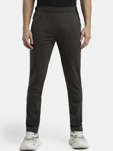 Jockey Combed Cotton Rich Slim Fit Trackpant with Zipper Media Pocket-AM75