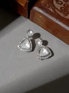 TEEJH Artificial Stones Drop Earrings