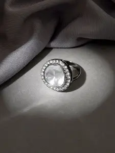 TEEJH Stone Studded Finger Ring