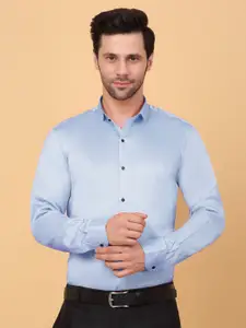 KLOTTHE Spread Collar Satin Formal Shirt