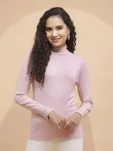 Global Republic Regular Fit Crew Neck Full Sleeves Skivvy For Women Organic Cotton Top