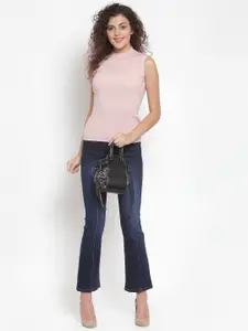 Global Republic Knit Regular Fit Round Neck Sleeveless Top