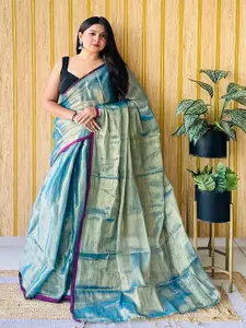 Anouk Solid Tissue Saree