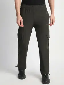 Mark Leute Men Mid Rise Parachute Cargo Track Pants