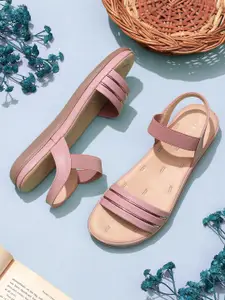 TRASE Women Open Toe Flats