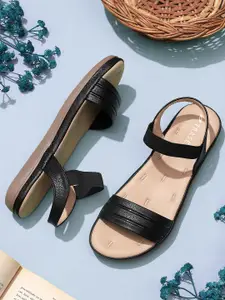 TRASE Women Open Toe Flats