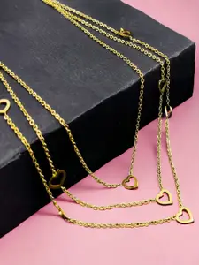 fabula Gold Plated Layered Necklace