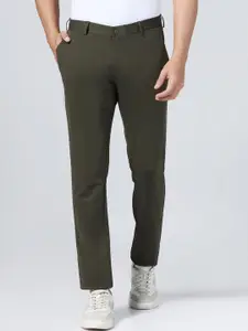 Blackberrys Men Slim Fit Mid-Rise Trousers
