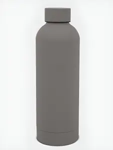 The Wallet Store Grey Double Wall Vacuum Stainless Steel Water Bottle 600 ml