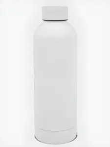 The Wallet Store White Double Wall Vacuum Stainless Steel Water Bottle 600 ml