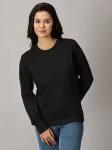 THE HOLLANDER Women Solid Full Sleeve T-shirt
