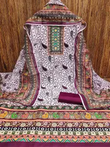 MANVAA Paisley Printed Unstitched Dress Material