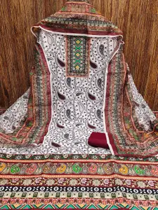 MANVAA Paisley Printed Unstitched Dress Material