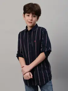 Cantabil Boys Striped Casual Shirt