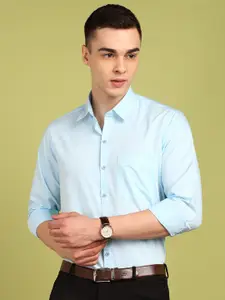 FUBAR Men Solid Slim Fit Opaque Formal Shirt