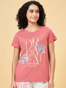 Dreamz by Pantaloons Printed Cotton Lounge T-shirt