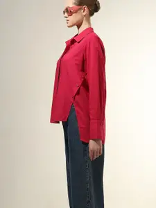 Vero Moda Women Solid Regular Fit Opaque Casual Shirt