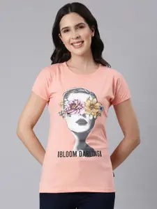 DIXCY SCOTT Slimz Women Printed T-shirt