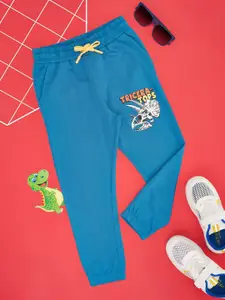 Pantaloons Junior Boys Printed Pure Cotton Mid Rise Joggers