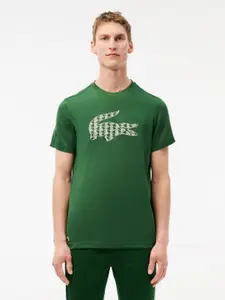 Lacoste Men Printed Applique T-shirt