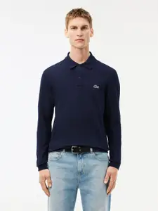 Lacoste Men Polo Collar Applique T-shirt
