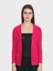 TEEMOODS Women Monochrome Shrug