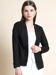 TEEMOODS Women Monochrome Shrug