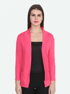 TEEMOODS Women Monochrome Shrug