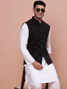 SHOWOFF Woven Design Nehru Jacket