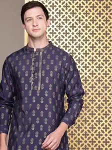 House of Pataudi Jashn Floral Printed Kurta with Trouser