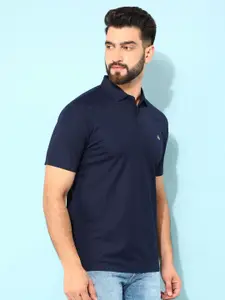 Crimsoune Club Men Solid Polo Collar Cotton Slim Fit T-Shirt