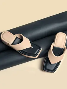 Try Me Colourblocked Flatform Heeled Sandal