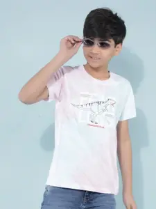 Crimsoune Club Boys Graphic Printed Round Neck Cotton Slim Fit T-Shirt