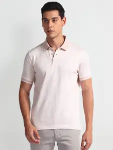 Arrow Men Solid Polo Collar Cotton Tshirt