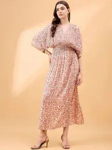 all about you Ethnic Motifs Print Maxi Dress