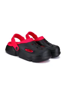 BERSACHE Men Colorblocked Slip On Round Toe Clogs