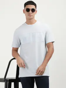 Calvin Klein Jeans Men Solid Round Neck Cotton Tshirt
