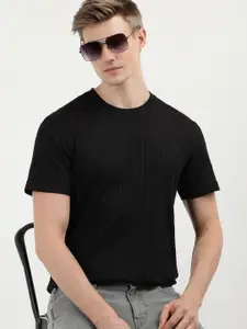Calvin Klein Jeans Men Solid Round Neck Cotton Tshirt