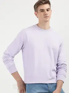 Calvin Klein Jeans Men Solid Round Neck Sweatshirt