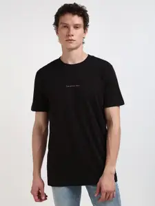 Calvin Klein Jeans Men Solid Round Neck Cotton Tshirt