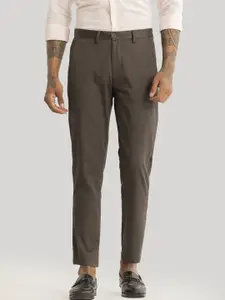 Snitch Men Cotton Smart Slim Fit Chinos Casual Trousers