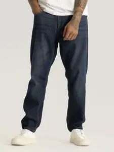 Snitch Men Cotton Urban Relaxed Fit Light Fade Stretchable Jeans