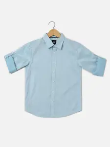 Allen Solly Junior Boys Slim Fit Opaque Casual Shirt