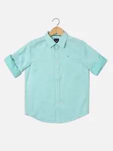 Allen Solly Junior Boys Slim Fit Opaque Casual Shirt