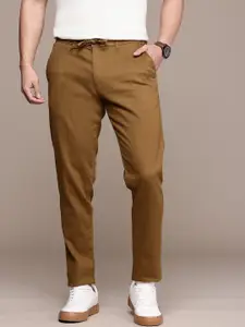 French Connection Men Slim Fit Solid Casual Chinos Trouser