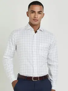 Allen Solly Sport Men Windowpane Checks Opaque Checked Formal Shirt