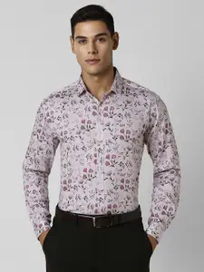 V Dot Men Slim Fit Floral Opaque Printed Party Shirt